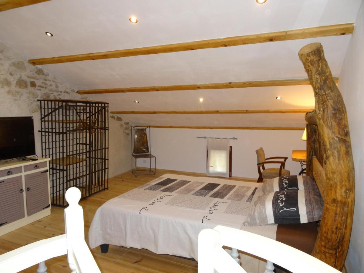 Le Mas Du Galibot Chambre Cambalotte Saint-Florent-sur-Auzonnet Exteriér fotografie